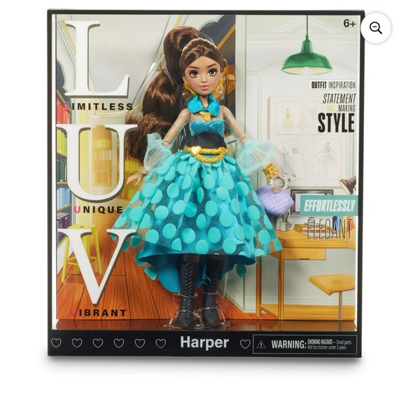 LUV Premium Fashion Doll - Harper, Ages 6+ - Picture 1 of 5
